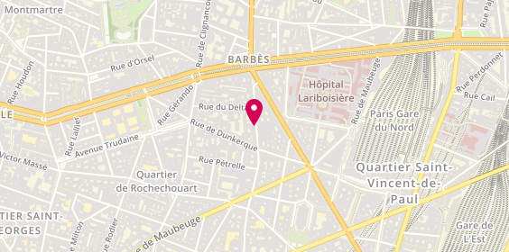 Plan de GUITARD Virginie, 173 Rue Faubourg Poissonnière, 75009 Paris