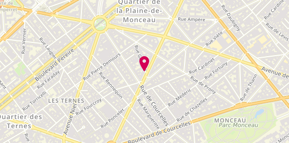 Plan de A la Marquise de Presles, 121 avenue de Wagram, 75017 Paris