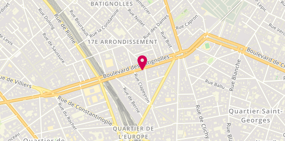 Plan de Les Saveurs de Batignolles, 33 Rue de Turin, 75008 Paris