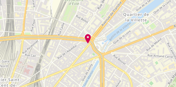 Plan de Boulangerie la Rotonde, 267 Rue Faubourg Saint Martin, 75010 Paris