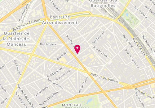 Plan de Le Petit Nid, 77 Rue Cardinet, 75017 Paris