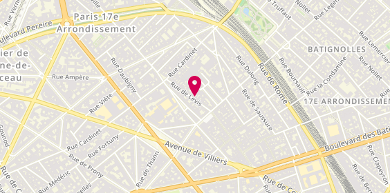 Plan de Chen Fa, 74 rue de Lévis, 75017 Paris