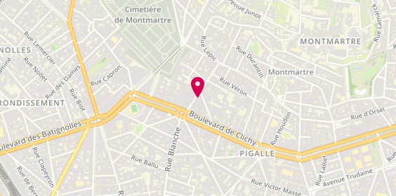 Plan de Da May Fa, 12 Rue Lepic, 75018 Paris