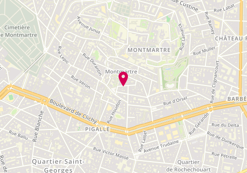 Plan de Mezaia, 8 Rue la Vieuville, 75018 Paris