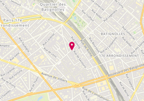 Plan de Plaka Paris, 46 Rue Legendre, 75017 Paris