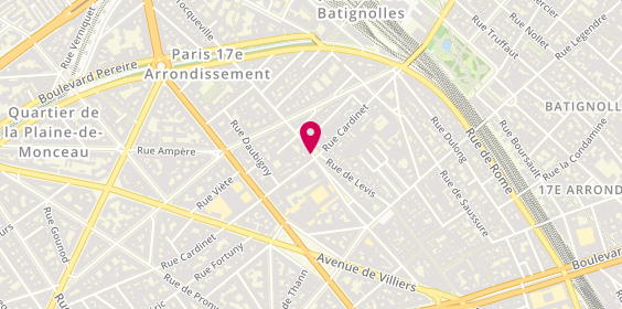 Plan de Au Faisan Doré, 51 Rue de Tocqueville, 75017 Paris