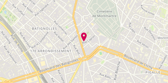 Plan de Dose Lab, 3 Rue Capron, 75018 Paris