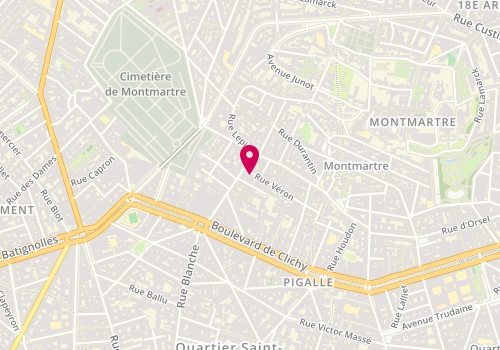 Plan de Tentazioni, 35 Rue Veron, 75018 Paris