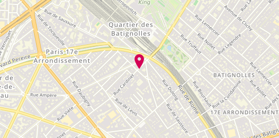 Plan de Le P'tit Musset, 132 Rue Cardinet, 75017 Paris