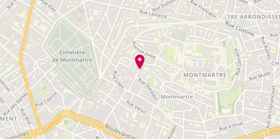 Plan de Tentazioni, 26 Rue Tholozé, 75018 Paris