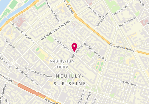 Plan de Moment Saveurs, 37 Rue de Chézy, 92200 Neuilly-sur-Seine