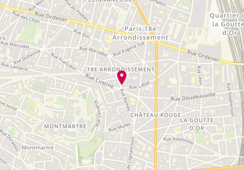 Plan de Sale & Pepe, 30 Rue Ramey, 75018 Paris