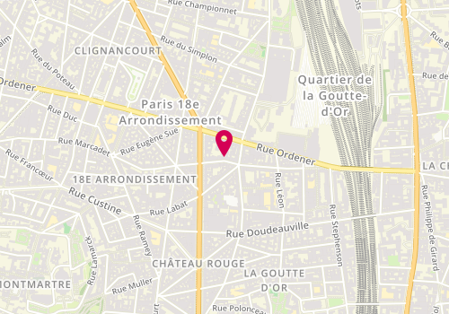 Plan de Tim la Princesse, 46 Rue Marcadet, 75018 Paris