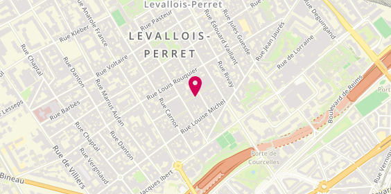Plan de La Parisienne, 15 Rue Henri Barbusse, 92300 Levallois-Perret