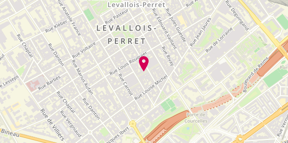 Plan de Au Caprice des Mers - Chez Chantal, 14 Rue Henri Barbusse, 92300 Levallois-Perret