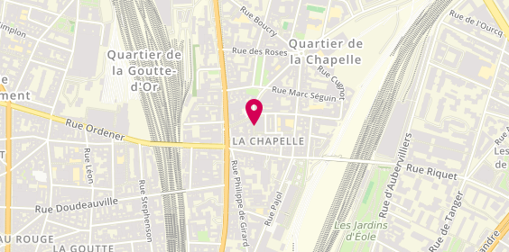 Plan de Charcuterie Campin, 10 Rue l'Olive, 75018 Paris
