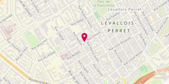 Plan de Bekef, 24 Rue Voltaire, 92300 Levallois-Perret