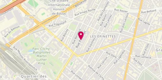 Plan de A Fabia Receptions, 24 Rue Pouchet, 75017 Paris