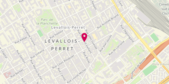 Plan de Sam Pepper, 27 Rue Edouard Vaillant, 92300 Levallois-Perret