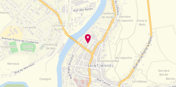 Plan de Medeva, 9 place du Saulcy, 55300 Saint-Mihiel