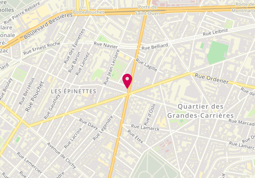 Plan de Leautey, 83 Avenue Saint Ouen, 75017 Paris