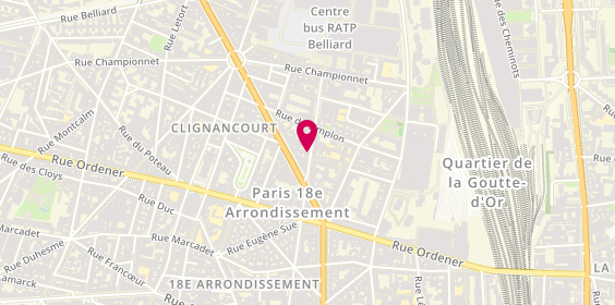Plan de Darjeeling, 121 Rue de Clignancourt, 75018 Paris