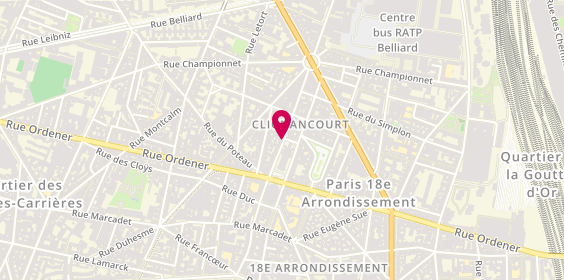 Plan de David Piot, 93 Rue du Mont Cenis, 75018 Paris