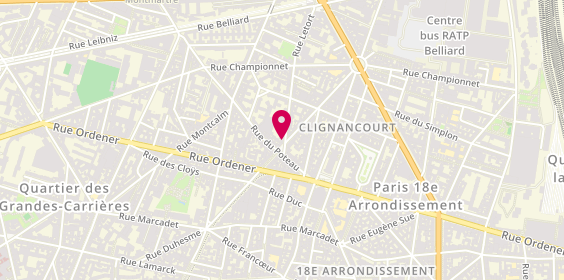 Plan de Dicha, 1 Rue Letort, 75018 Paris