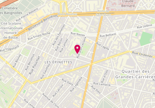 Plan de Maison Marsac, 7 Rue Jean Leclaire, 75017 Paris
