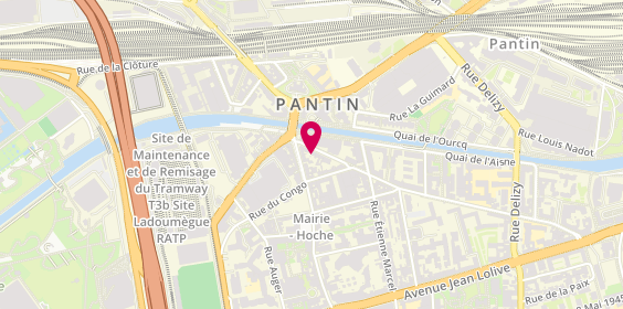 Plan de Les Pantins, 6 Rue Victor Hugo, 93500 Pantin