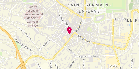 Plan de La Table Saint Germain, 6 Rue des Joueries, 78100 Saint-Germain-en-Laye