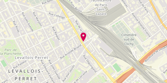 Plan de Éventail, 135 Rue Aristide Briand, 92300 Levallois-Perret
