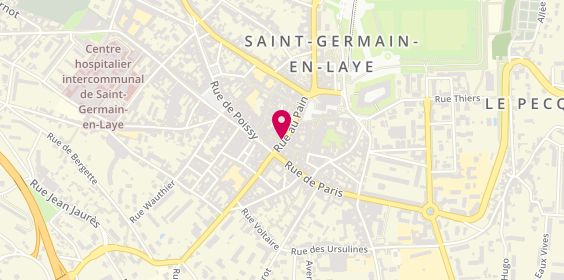 Plan de Patisserie Grandin, 13 Rue au Pain, 78100 Saint-Germain-en-Laye