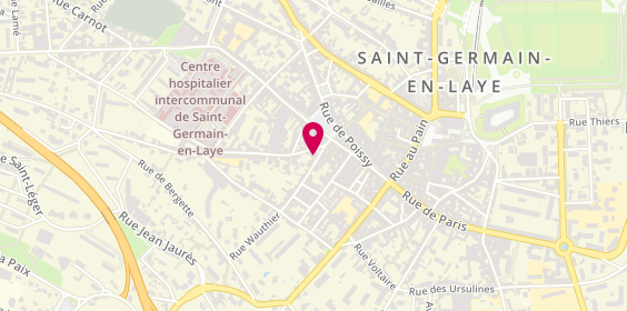 Plan de Gontran Cherrier, 3 Rue Grande Fontaine, 78100 Saint-Germain-en-Laye