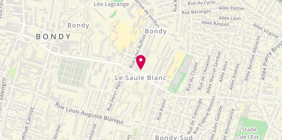 Plan de La Petite Sarthoise, 1 place Nicole Neuburger, 93140 Bondy