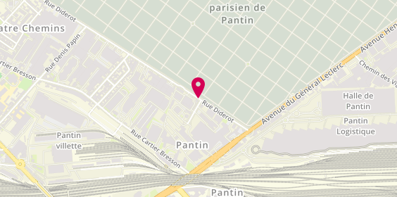 Plan de Kedidi Saïd, 162 Rue Diderot, 93500 Pantin