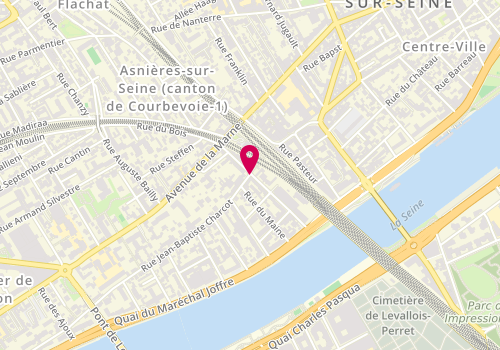 Plan de Boulangerie Radi, 23 Rue de Bretagne, 92600 Asnières-sur-Seine