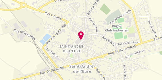 Plan de Boucherie Andrésienne, 41 Rue du Chanoine Boulogne, 27220 Saint-André-de-l'Eure