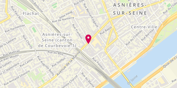 Plan de Acropole, 46 avenue de la Marne, 92600 Asnières-sur-Seine