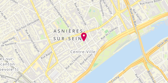 Plan de Mammarazzi, 8 place des Victoires, 92600 Asnières-sur-Seine