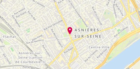 Plan de Delice des Trois Etoiles, 12 avenue d'Argenteuil, 92600 Asnières-sur-Seine