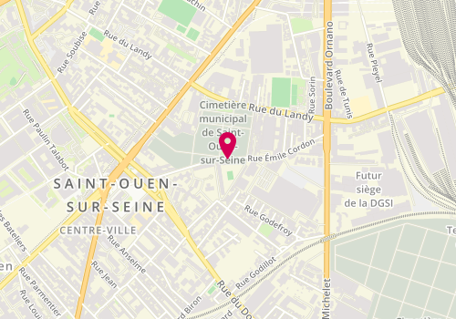 Plan de Traiteur Deco Oriental, 34 Rue Emile Cordon, 93400 Saint Ouen
