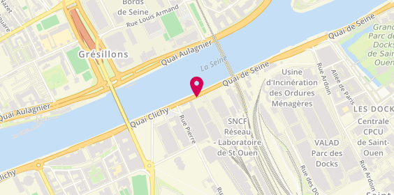 Plan de Bustronome, 4 Quai Seine, 93400 Saint Ouen