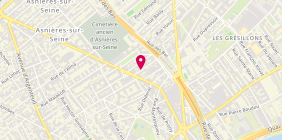 Plan de Marielle Felder Traiteur, 7 Rue Louis Melotte, 92600 Asnières-sur-Seine