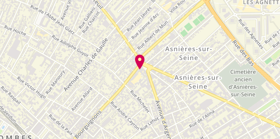 Plan de Li Feng, 190 Rue des Bourguignons, 92600 Asnières-sur-Seine