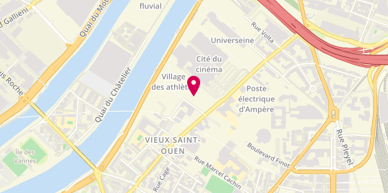 Plan de Lubre Traiteur Fauchon Receptions, 13 Rue Nicolau, 93400 Saint-Ouen-sur-Seine