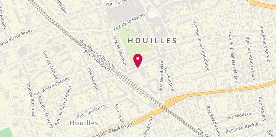 Plan de L' Épi Se Rit à Houilles, 12 avenue Charles de Gaulle, 78800 Houilles