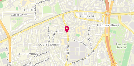 Plan de El Houari Maryam, 32 Rue Jean Jaurès, 92230 Gennevilliers