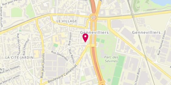 Plan de BS Restauration, 42 Rue Jules Larose, 92230 Gennevilliers