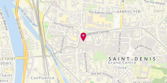 Plan de L'Atelier du Saumon, 11 Rue de la Charronnerie, 93200 Saint-Denis